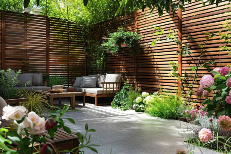 Brise vue bois : 10 idées élégantes pour plus d'intimité dans votre jardin en 2024